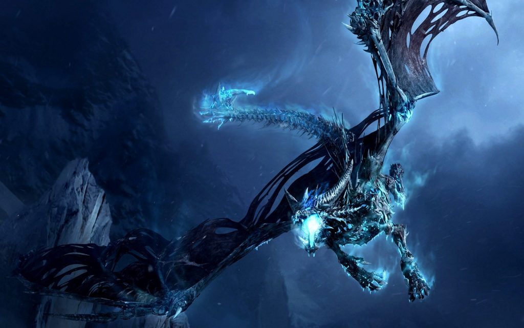 Ледяной дракон из WarCraft.