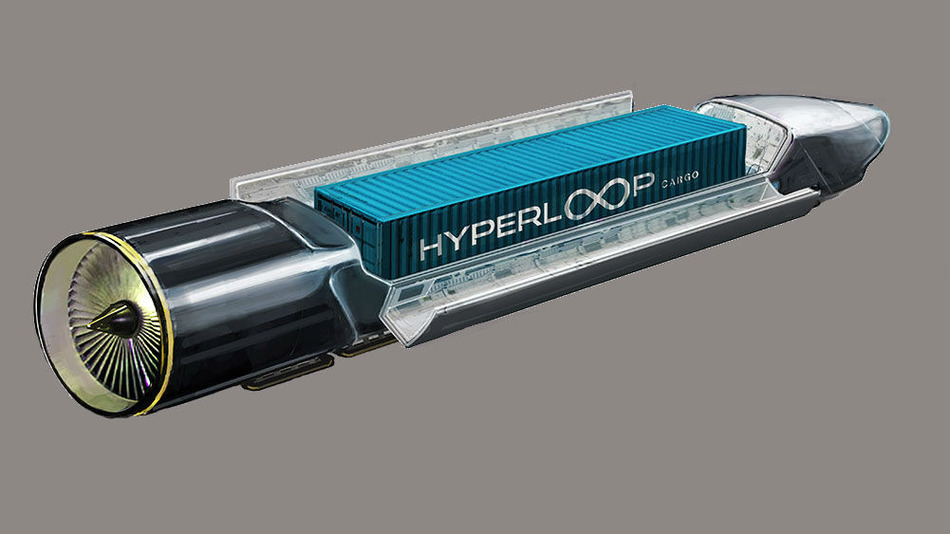 Концепт Hyperloop Technologies.
