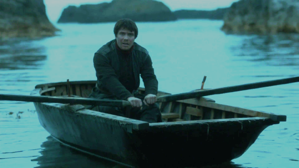 gendry rowing game of thrones hbo