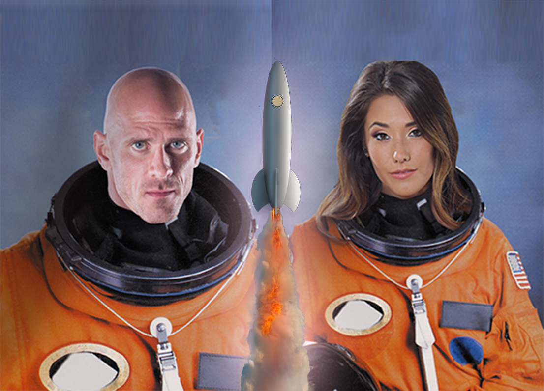 Johnny sins in space