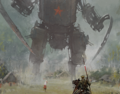 Художник Якуб Розальски и его боевые роботы 18
