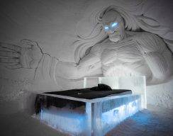 В Финляндии открылся ледяной отель в стиле «Игры престолов»