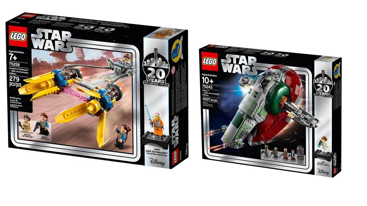 Lego выпустила пять наборов к 20-летию Lego Star Wars