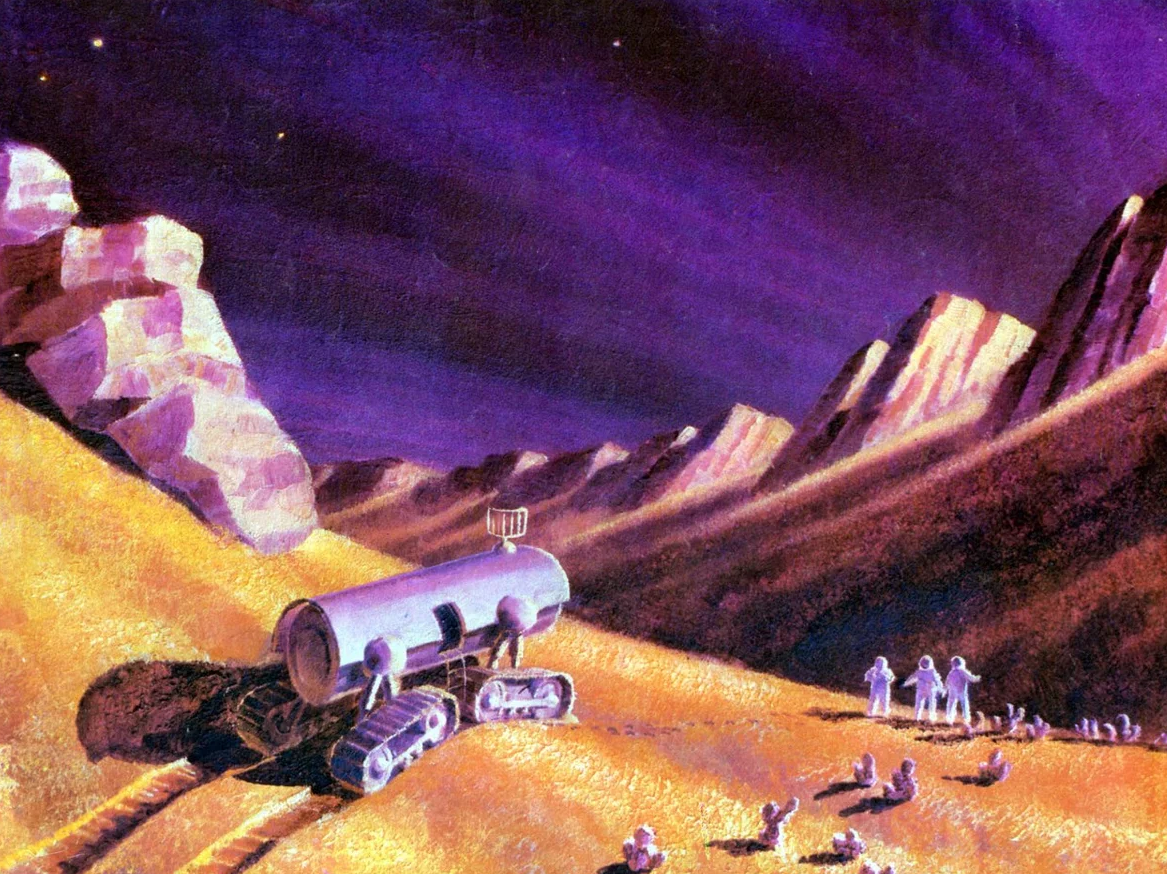 Фантастика и реальность в картинах Алексея Леонова — первого человека в открытом космосе 5