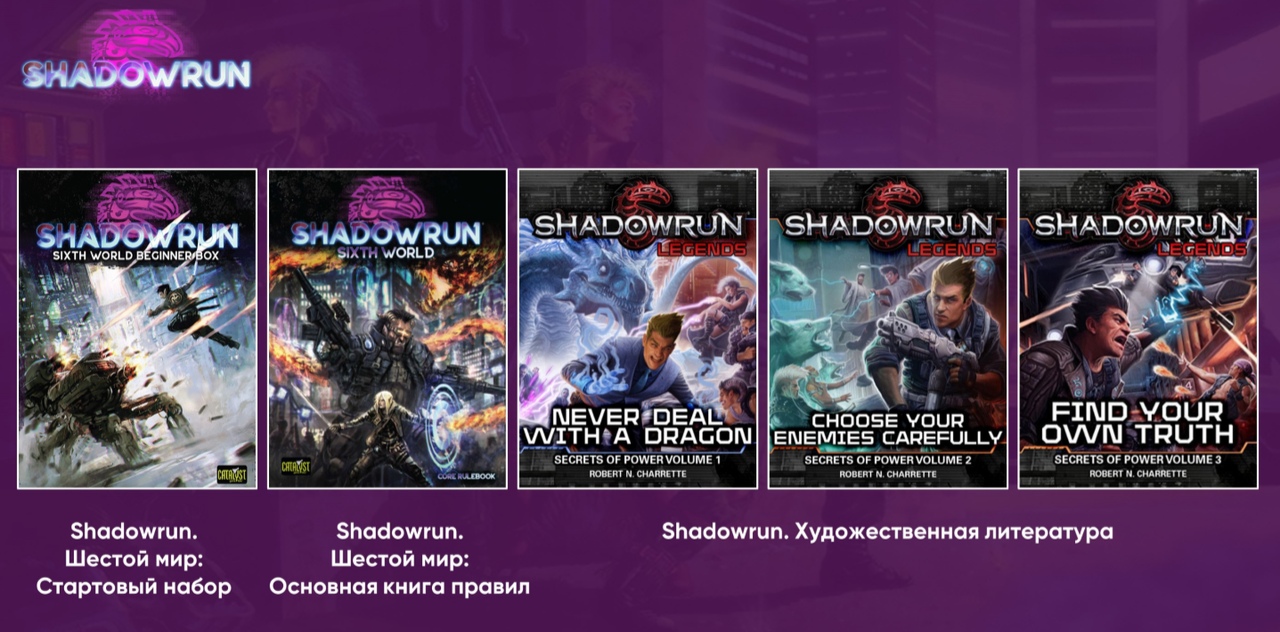 Shadowrun, Fallot, Vampire the Masquerade v5 и многое другое — анонсы издательств с «Ролекона 2019» 4