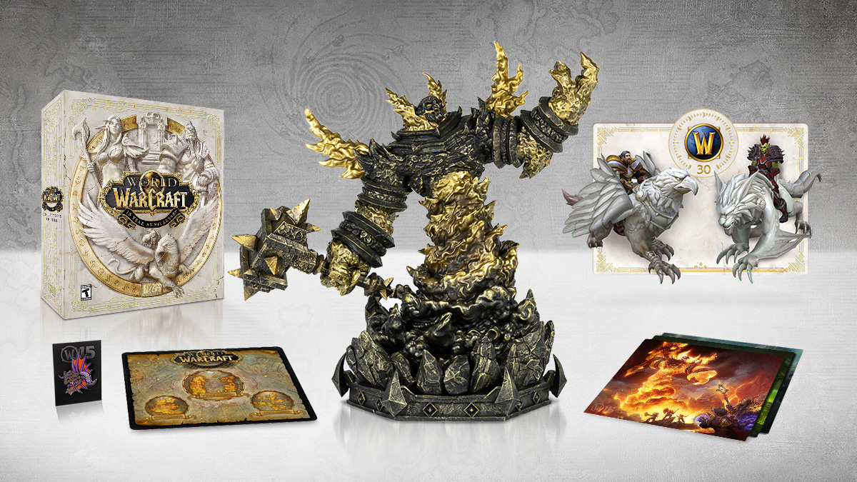 Успейте поучаствовать в розыгрыше коллекционного издания на 15-летие World of Warcraft!