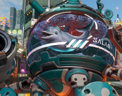 Разработчики Bleeding Edge показали нового героя — дельфаина в мехо-аквариуме