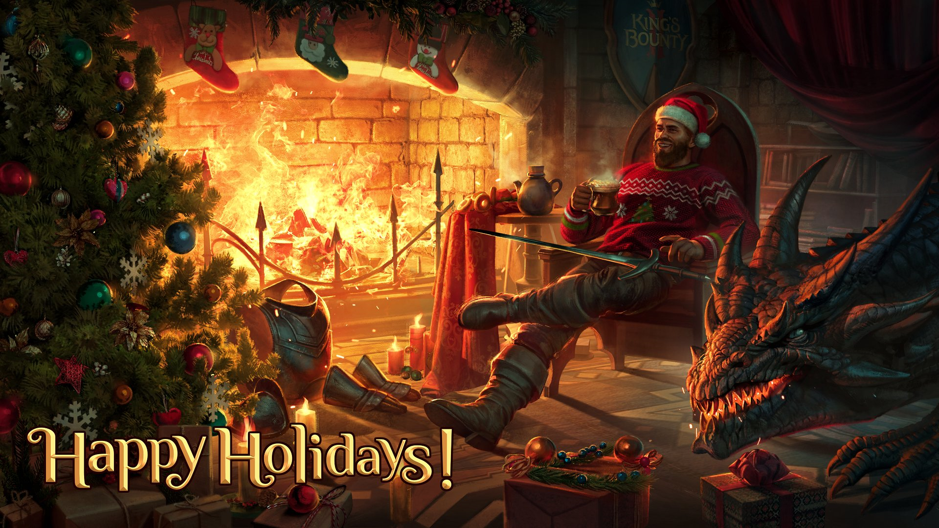 Разработчики поздравляют игроков с Рождеством — собрали праздничные открытки 1