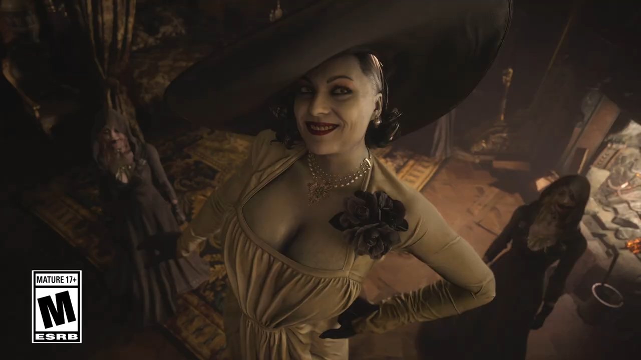 Вампирша, невеста и обаятельная злодейка: как в сети отреагировали на высокую леди из Resident Evil: Village