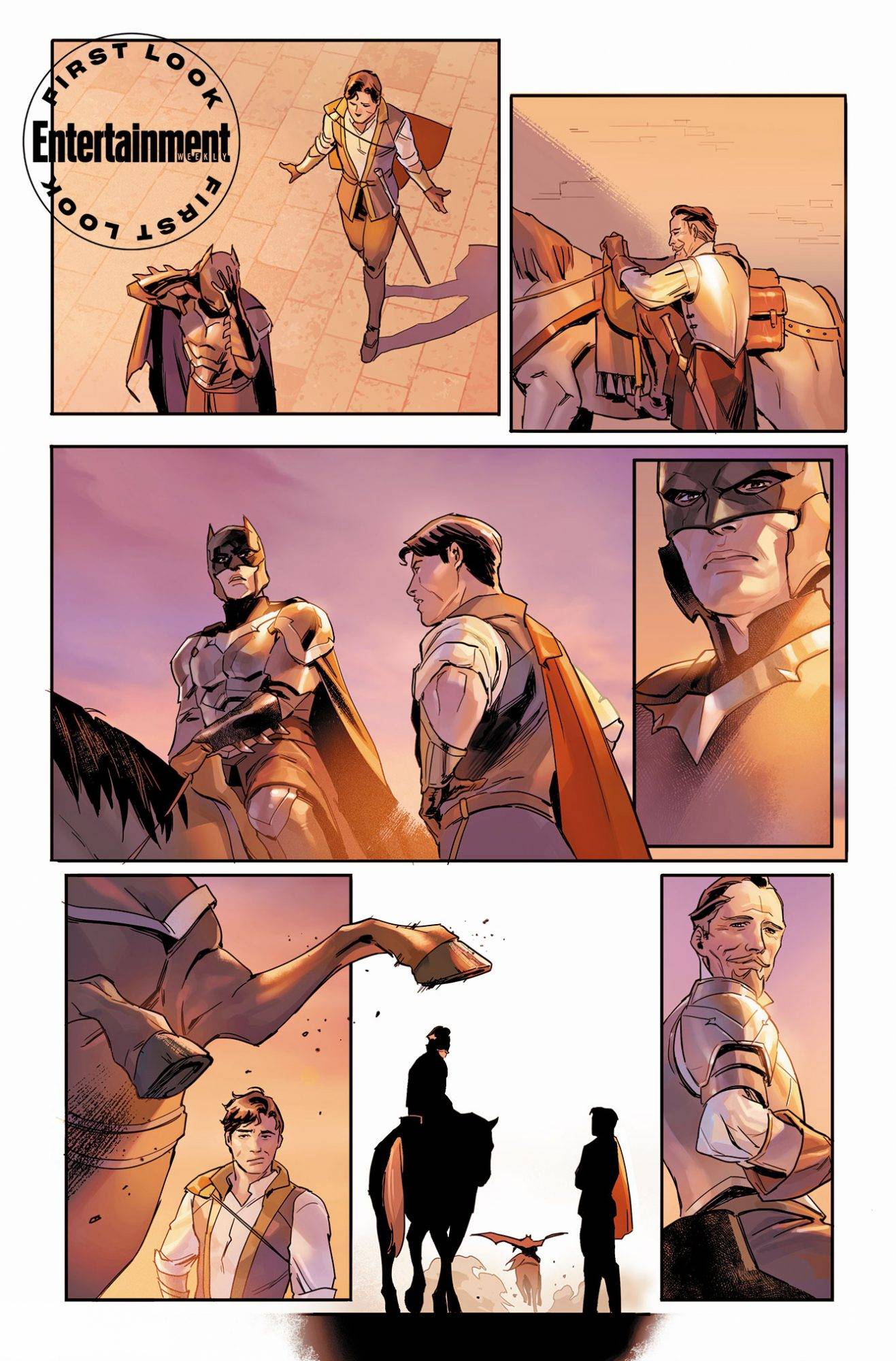 DC выпустит комикс о Бэтмене в стиле Средневековья 5