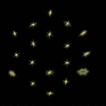 Ученые с помощью телескопа «Джеймс Уэбб» превратили 18 изображений звезды в одно 1