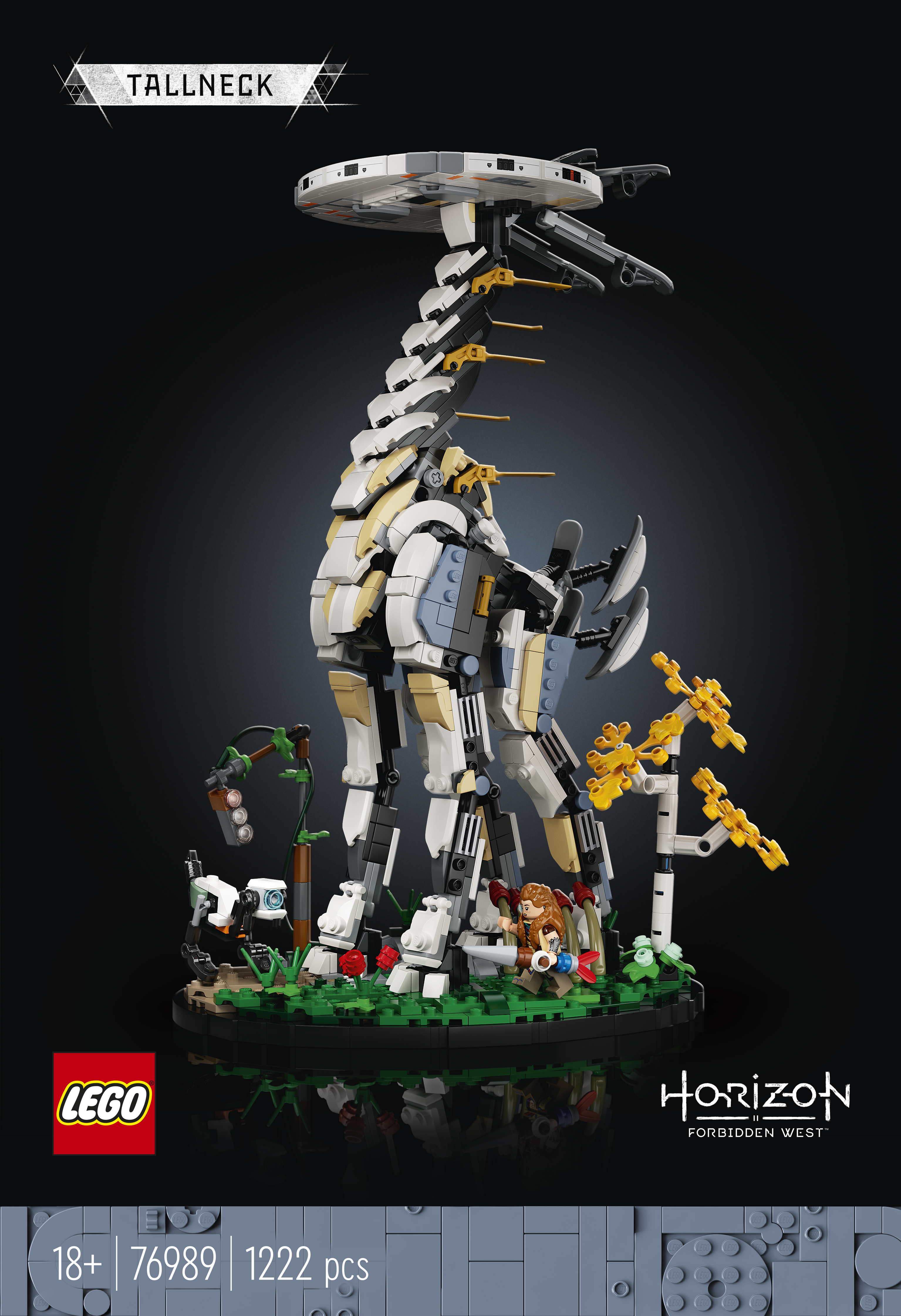 LEGO представила набор по Horizon Forbidden West — с роботом-длинношеем и Элой 1