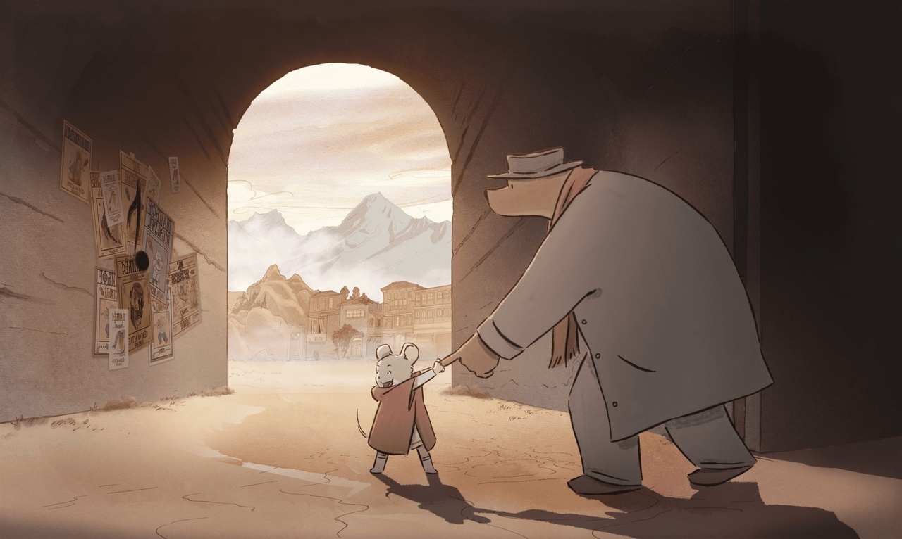Первые кадры новой части европейского мультфильма «Эрнест и Селестина» 2