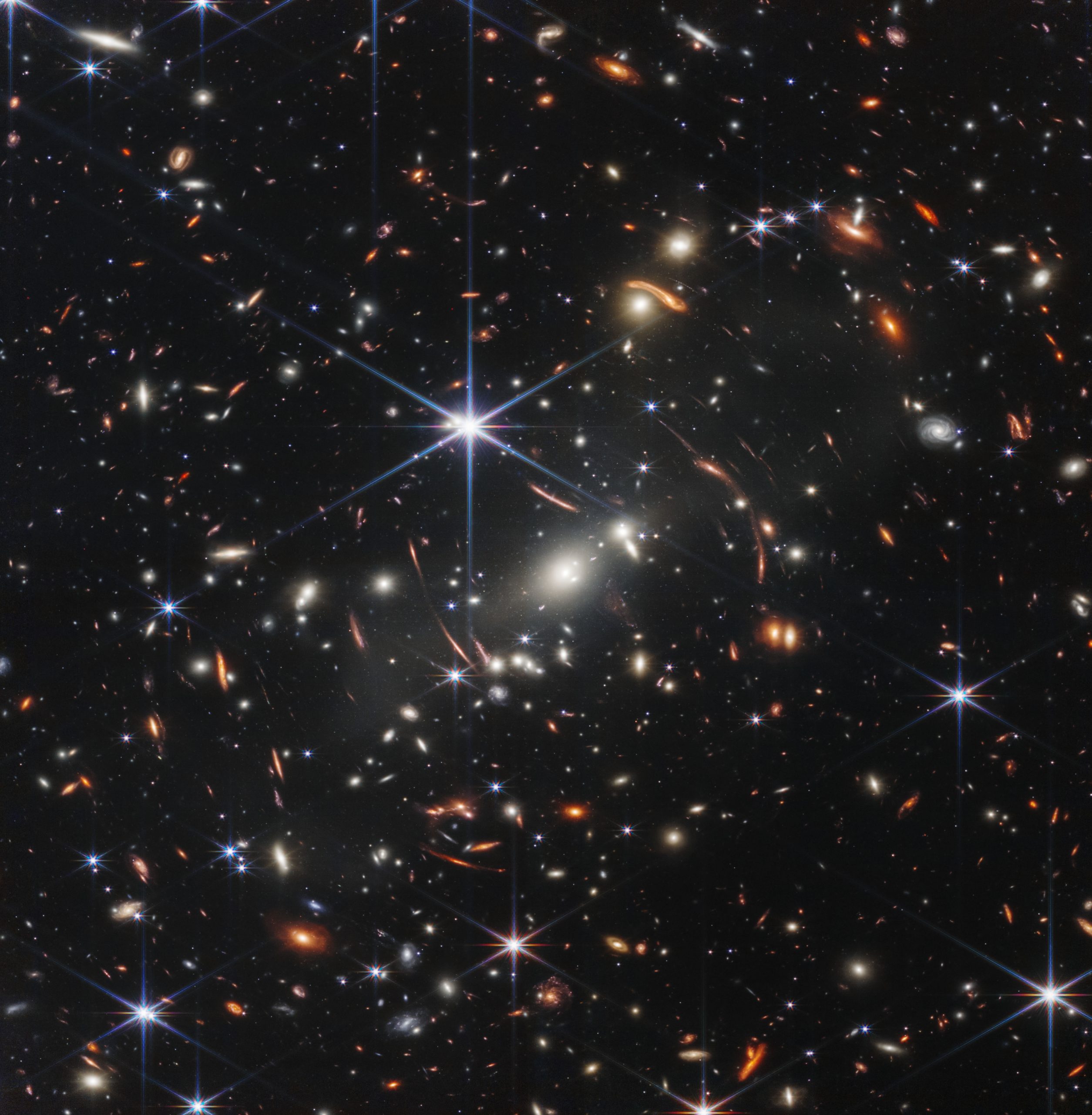 Фото: изображение Вселенной с телескопа «Джеймс Уэбб» 1