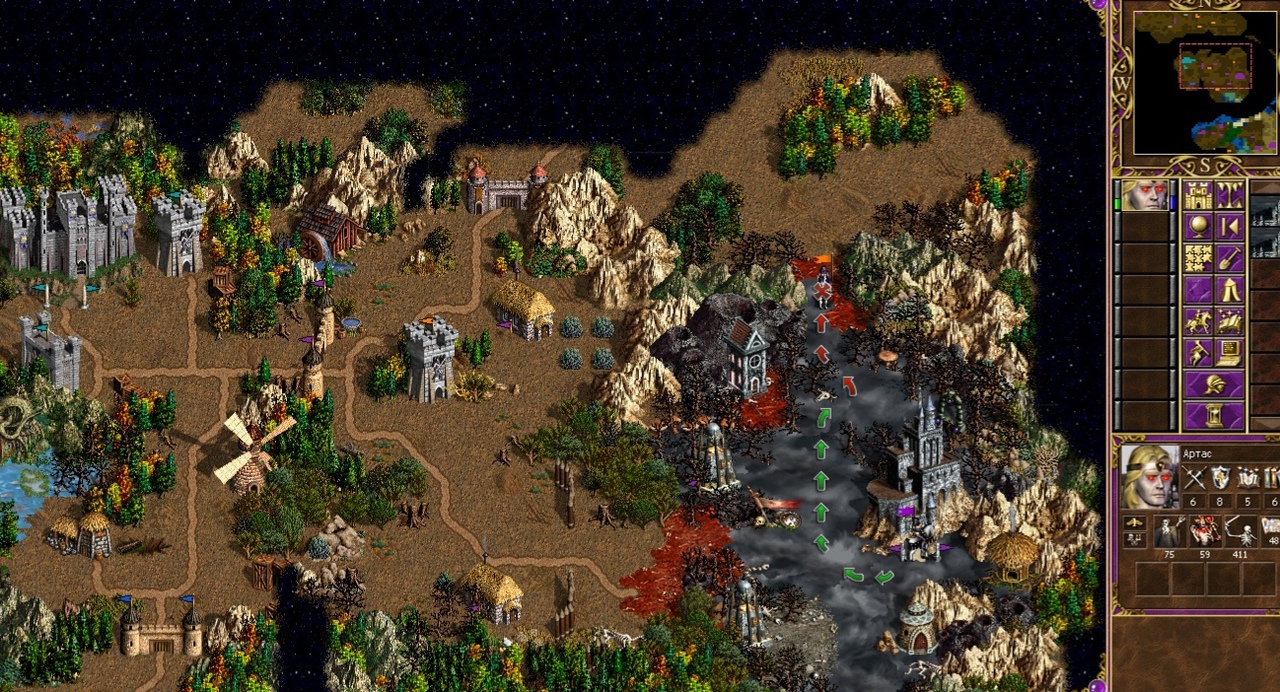 Моддер воссоздаёт кампании Warcraft III на движке Heroes of Might and Magic III