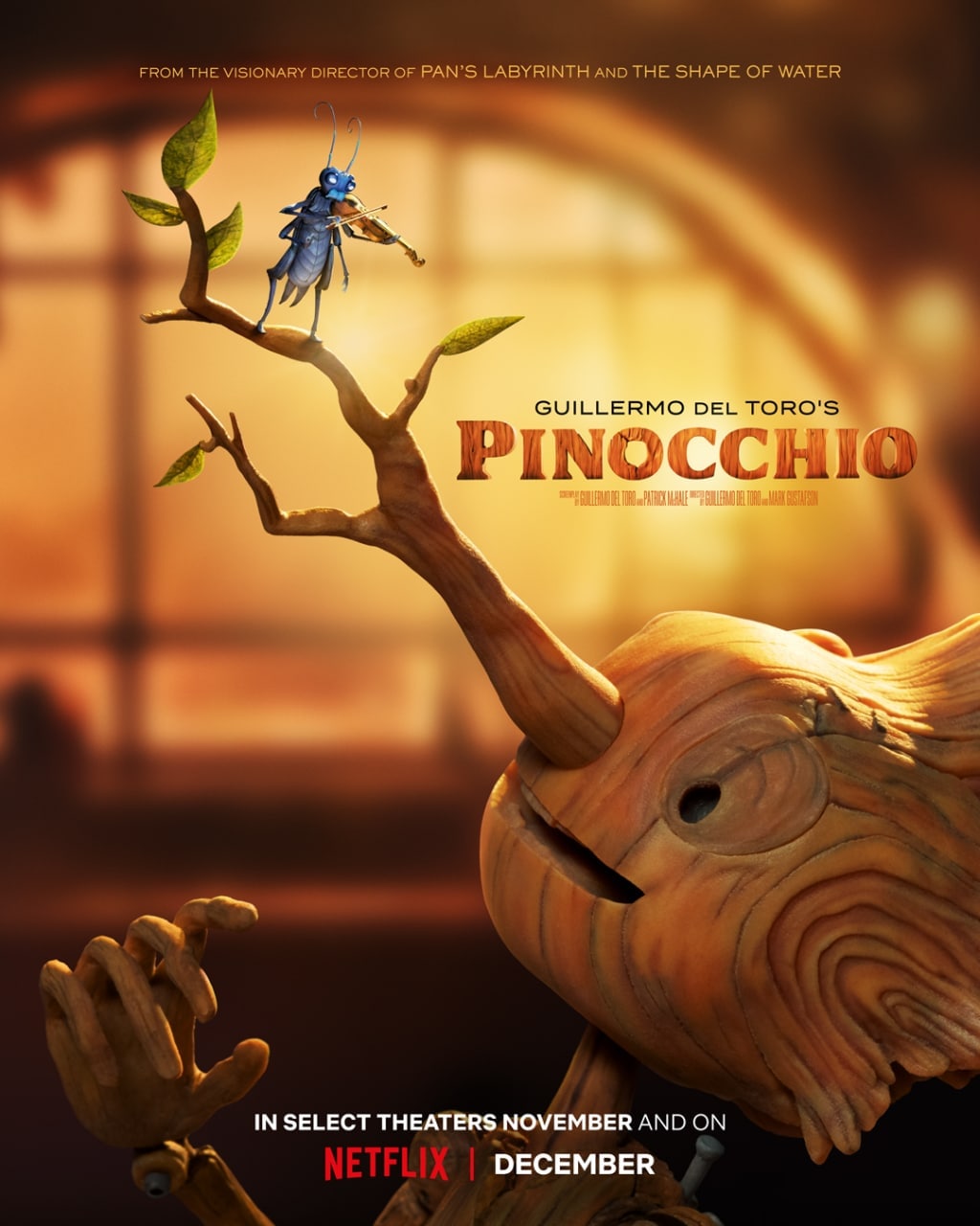 Первый тизер-трейлер «Пиноккио» Гильермо дель Торо