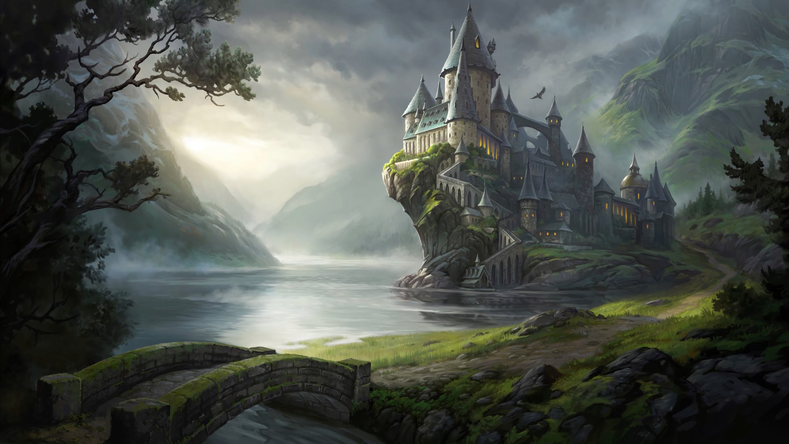 18 иллюстраций из артбука про создание Hogwarts Legacy