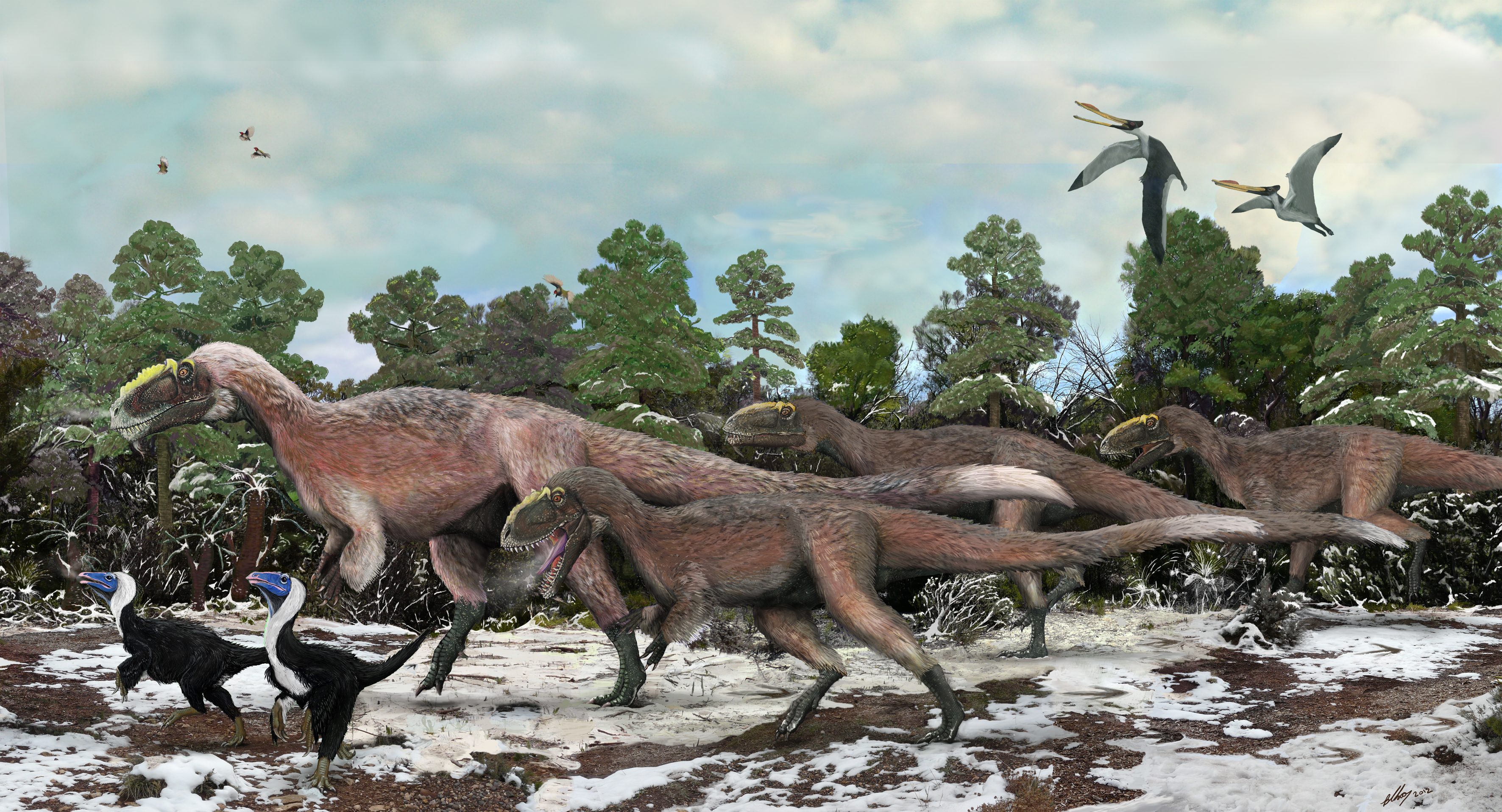 Мороз против ящеров: как динозавры справлялись с холодом 9