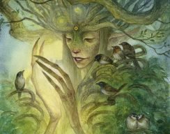 Художница Айрис Компье: добрые эльфы, лукавые феи и оживающий лес 3